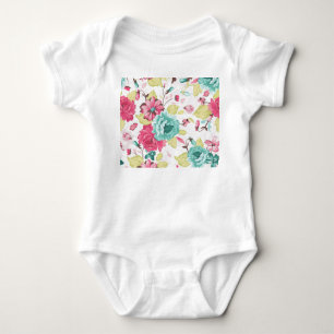 Blommigt Abstrakt Elegance Seamless Background. T Shirt