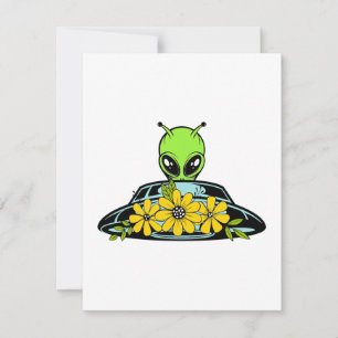 Blommigt Alien Spacesship