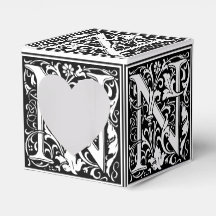 Blommigt Alphabet Monogram Brev N Tile Morris