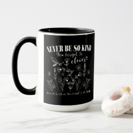 Blommigt Älskare ska aldrig vara så lätt att du gl Mugg