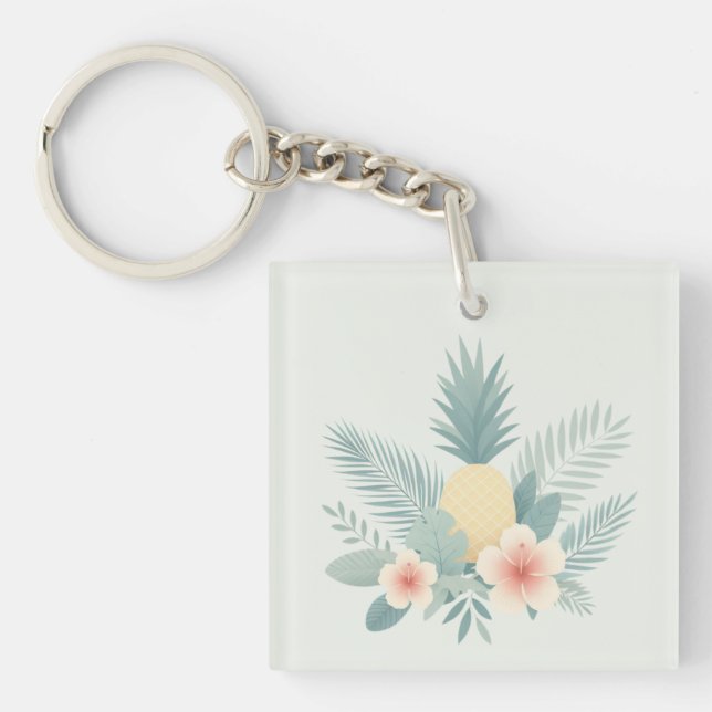 Blommigt Ananas & Hawaiian (Framsidan)