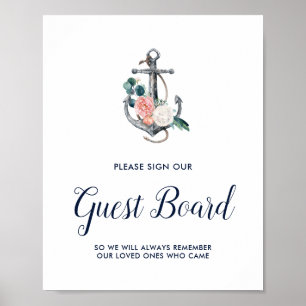 Blommigt Anchor   Sommarsignera vår gästsnämnd Poster