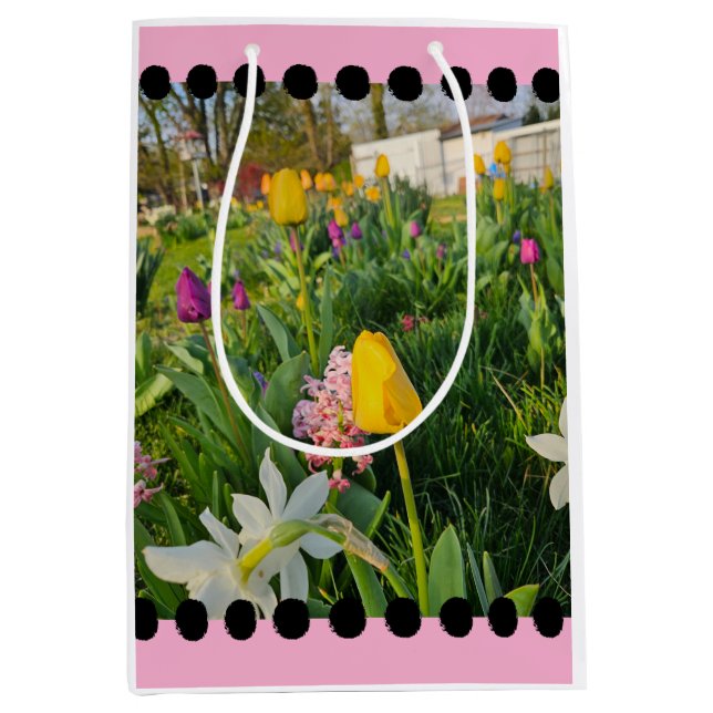 Blommigt Anpassningsbar Gift-block (Framsidan)