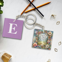 Blommigt Anpassningsbar Monogram inspirationstext