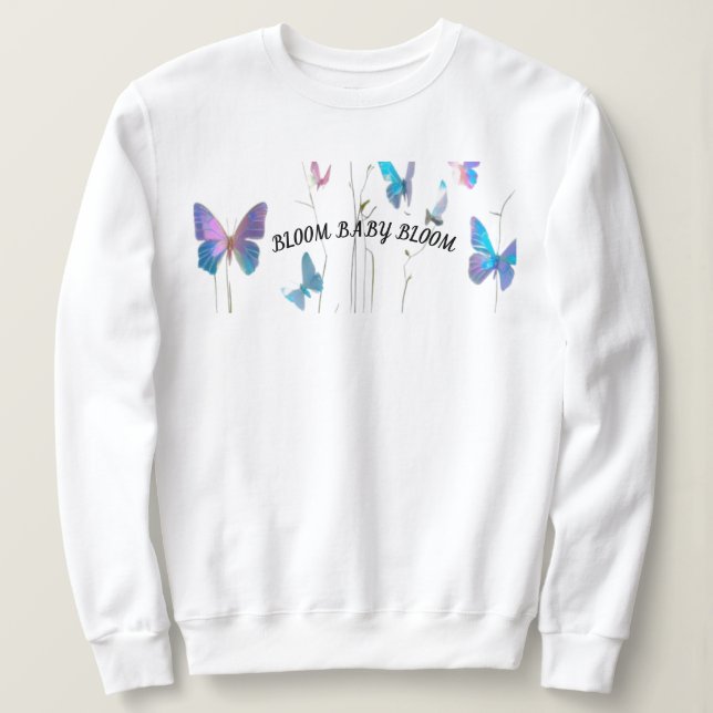 Blommigt Ansikte - Vackra kvinnor och blommor - de T Shirt (Design framsida)