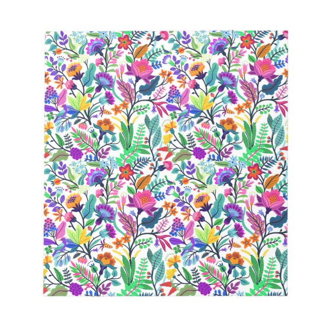 Blommigt Anteckningsblock (Framsida)