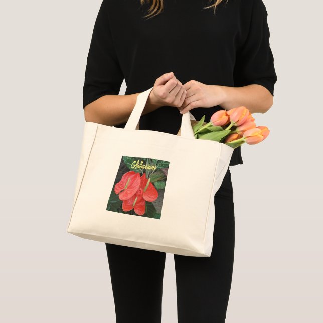BLOMMIGT / ANTHURIUM MINI TYGKASSE (Framsida (produkt))