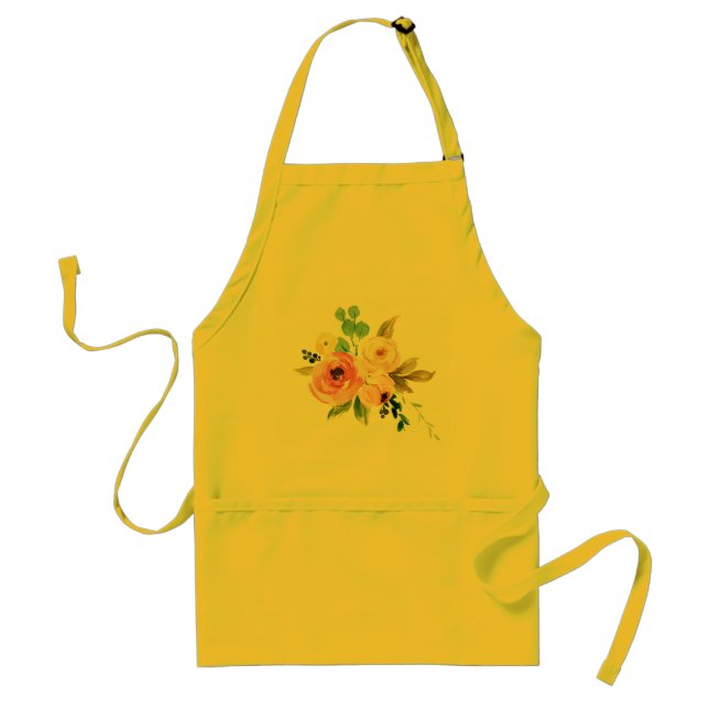 Blommigt Apron Förkläde (Framsidan)