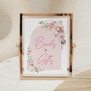 Blommigt Arch Baby i Bloom Bokar och presenter Poster