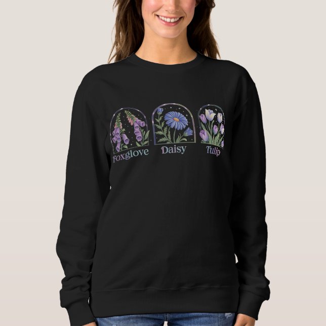 Blommigt Arches T-Shirt - Dreamy Foxglove, Daisy (Framsida)
