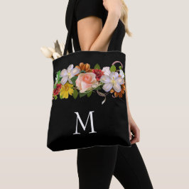 Blommigt Arrangemang Tote Bag Tygkasse