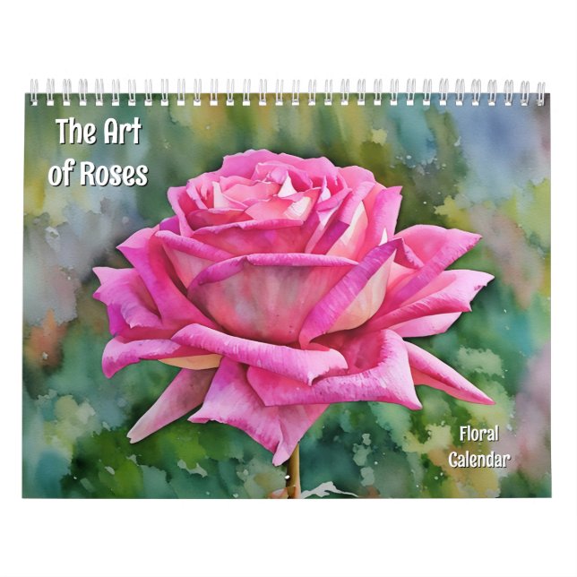 Blommigt Art Calendar i Ro Kalender (Omslag)
