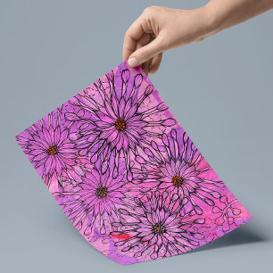 Blommigt Art i African Daisy Cape Daisy Rosa Flowe Poster