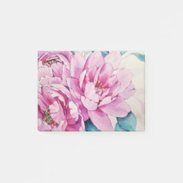 Blommigt Art-målning Post-it Block