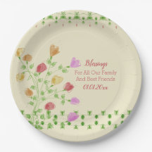 Blommigt Art med Cream