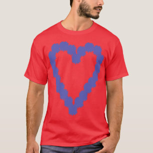 Blommigt Art Solros Silhouette Valentines day Hea T Shirt