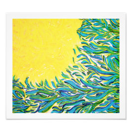 Blommigt Art-utskrift - dekor Fototryck