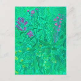 Blommigt Art. Vykort