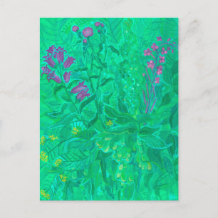 Blommigt Art. Vykort