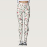 Blommigt Athletic Workout Leggings<br><div class="desc">Oavsett om du gör yoga,  pilater,  går runt i parken eller på gymmet så ser du underbart ut i den här moderna blåa träningsväxeln. Underbar för läroprogram i skolan,  dansgrupp och annan aktiv verksamhet. Vattenfärgen mönster för bär och löv.</div>