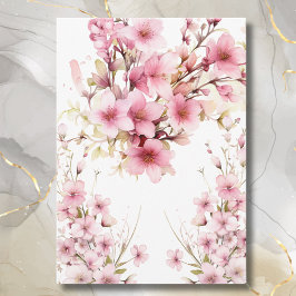 BLOMMIGT ATT GÅ MED VELLUM WEDING-INBJUDAN INBJUDNINGAR