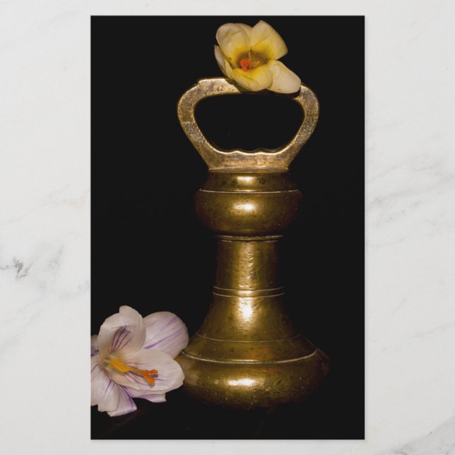 Blommigt Attraktion Brevpapper (Framsida)