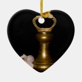 Blommigt Attraktion Julgransprydnad Keramik