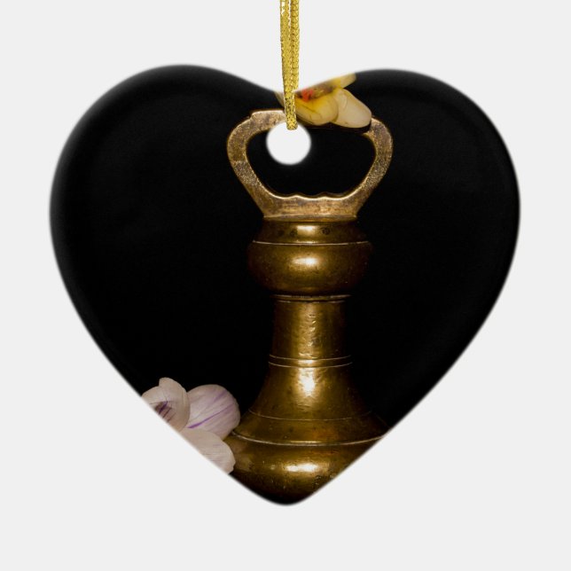 Blommigt Attraktion Julgransprydnad Keramik (Framsidan)