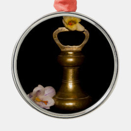 Blommigt Attraktion Julgransprydnad Metall