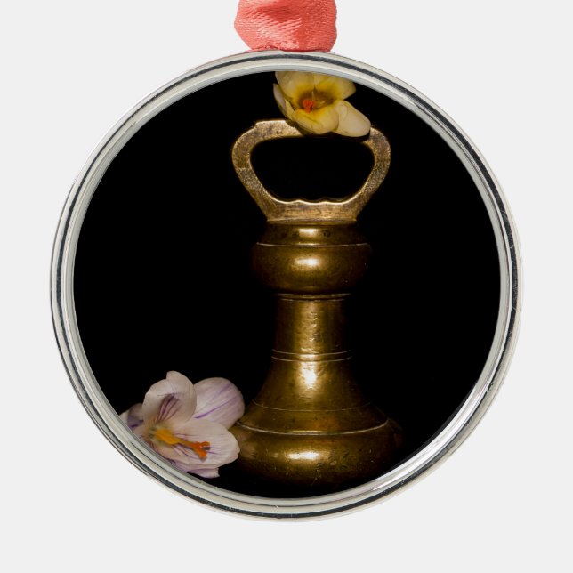 Blommigt Attraktion Julgransprydnad Metall (Framsidan)