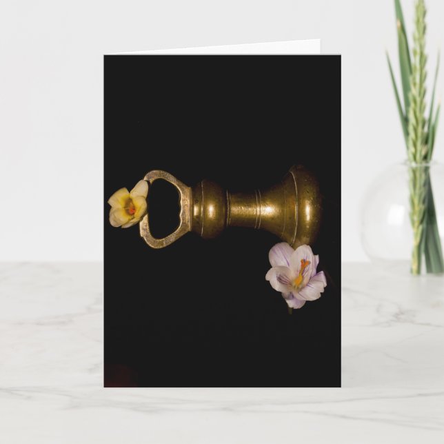 Blommigt Attraktion Kort (Framsida)