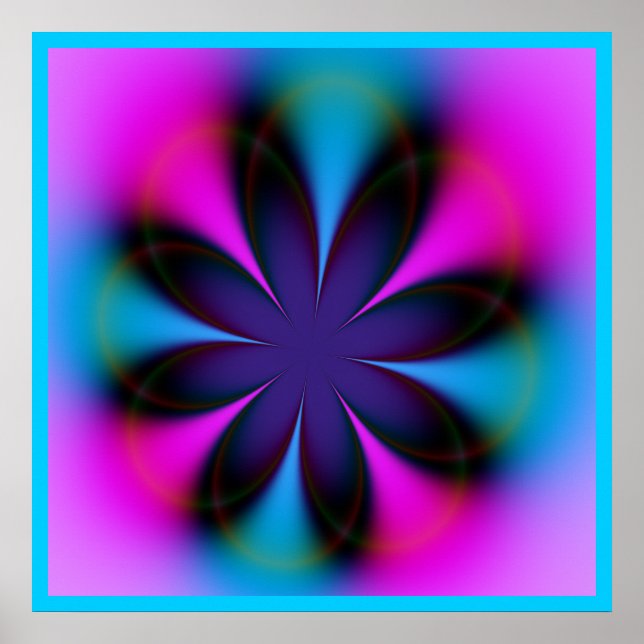 Blommigt Aura Poster (Framsidan)
