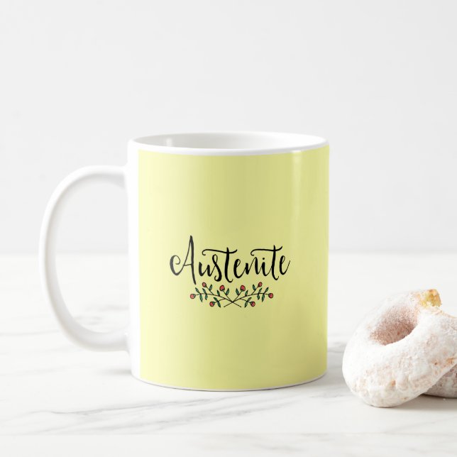 Blommigt Austenite Kaffemugg (Med munk)