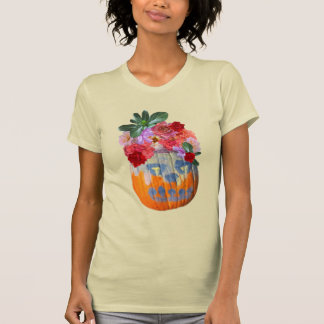 Blommigt Autumn Harvest Photo Cutout T-Shirt