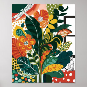 blommigt av abstrakt poster