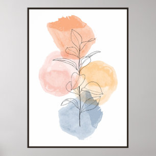 blommigt av abstrakt poster