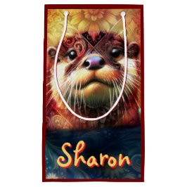 Blommigt av bättre Abstrakt Teal Orange Red Brown 