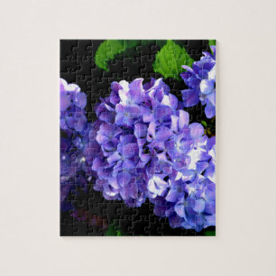 blommigt av blåblomma, elegant, lila pussel
