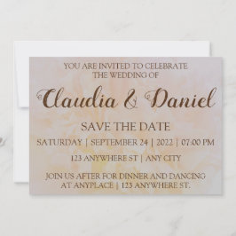 blommigt av dammiga peonymer i eleganten spara dat spara datumet