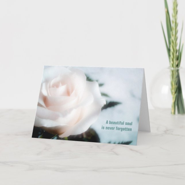 Blommigt av djup sympati för Elegant Kort (Framsida)