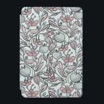 Blommigt av doodlkonst iPad mini skydd<br><div class="desc">Konstruktion av stil-doodle-blommigt mönster i pastel färg</div>