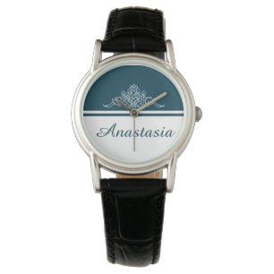 blommigt av elegant armbandsur