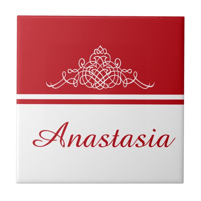 blommigt av elegant kakelplatta (Framsidan)