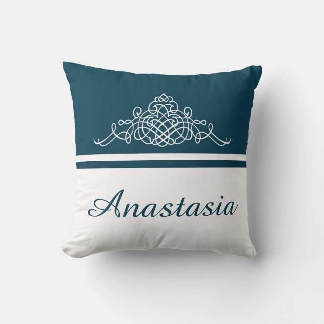 blommigt av elegant kudde (Framsida)