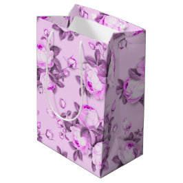 blommigt av eleganten för rosa lila