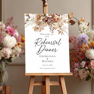 blommigt av elegantens repetitionsmiddagsserverns poster