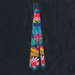 Blommigt av färgstark Abstrakt Tie Modern Manar's  Slips<br><div class="desc">Stå i stil med denna färgfulla blommigt för abstrakt med fet nyans av rosa, teal, orange och lila. Perfekt för bröllop, party, arbetsevenemang eller vardaglig bära, detta moderna konstnärliga knep tillför ett unikt sken av personlighet till vilken utrustning som helst. En underbar gåva för manar som medföljer kärlek mode, färg...</div>