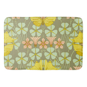 Blommigt av fjäril, botaniskt färgämne badrumsmatta