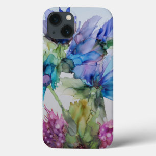 Blommigt av Grönt av färgad blå Lila Rosa   Art
