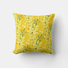 blommigt av gulten Snapdraon-vild - bra Kudde